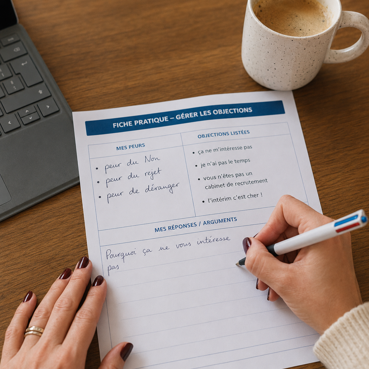Fiche pratique – Gérer les objections