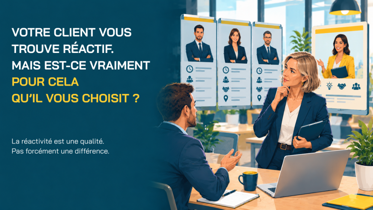 Lire la suite à propos de l’article Votre client vous trouve réactif. Mais est-ce vraiment pour cela qu’il vous choisit ?