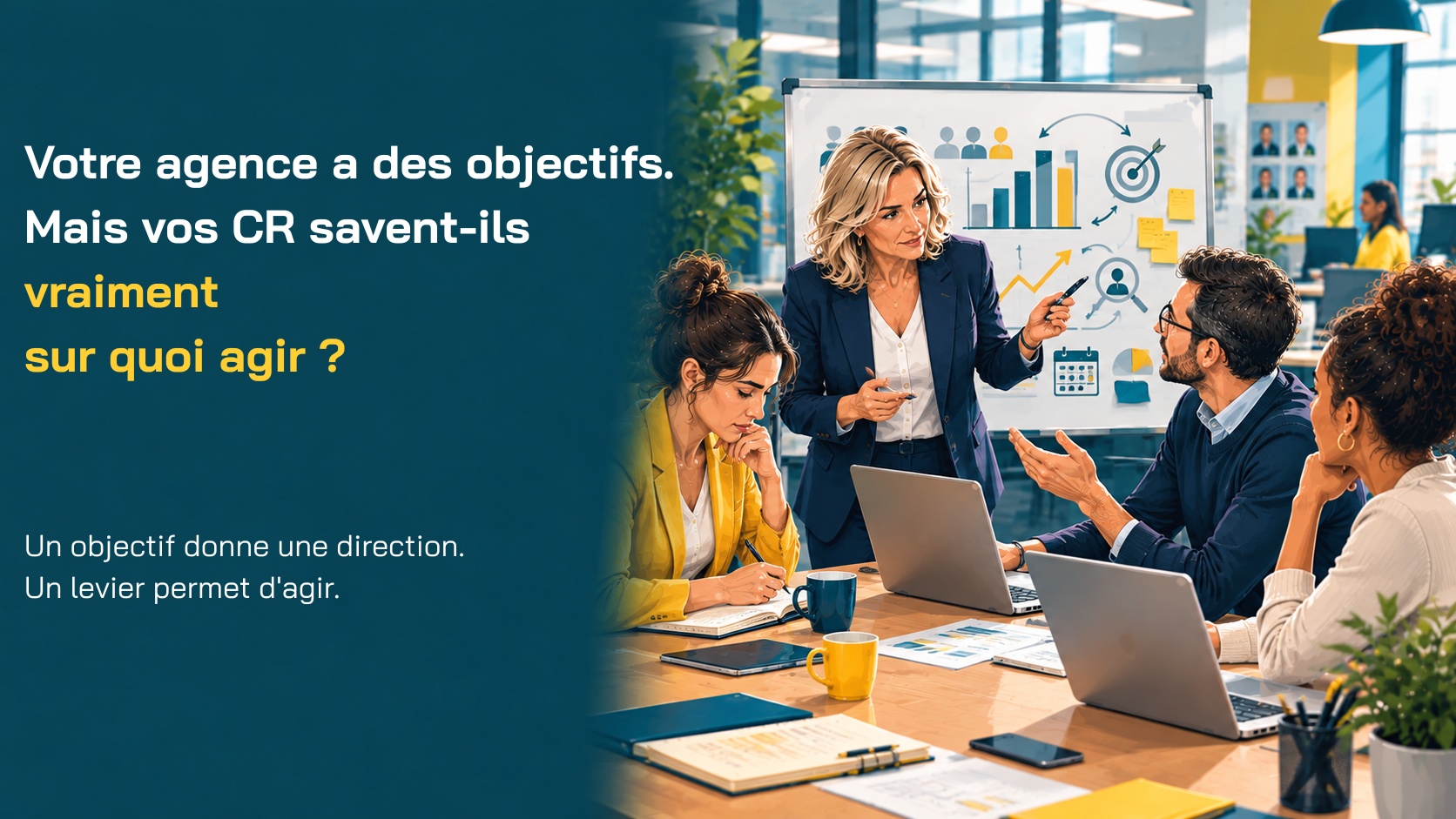 You are currently viewing Votre agence a des objectifs. Mais vos CR savent-ils vraiment sur quoi agir ?
