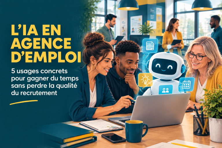 Lire la suite à propos de l’article IA en agence d’emploi : 5 usages concrets pour gagner du temps sans perdre la qualité du recrutement
