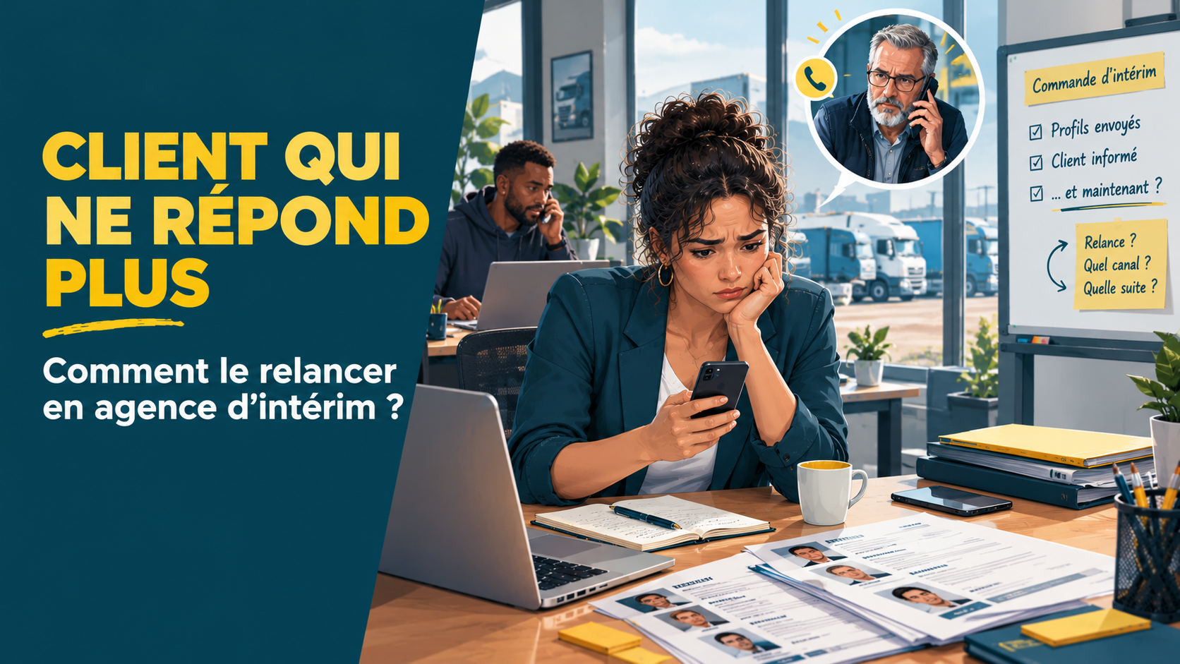 Vous consultez actuellement Client qui ne répond plus : comment le relancer en agence d’intérim ?