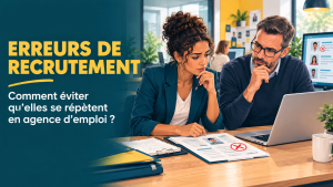 Lire la suite à propos de l’article Erreurs de recrutement en agence d’emploi : comment éviter qu’elles se répètent ?