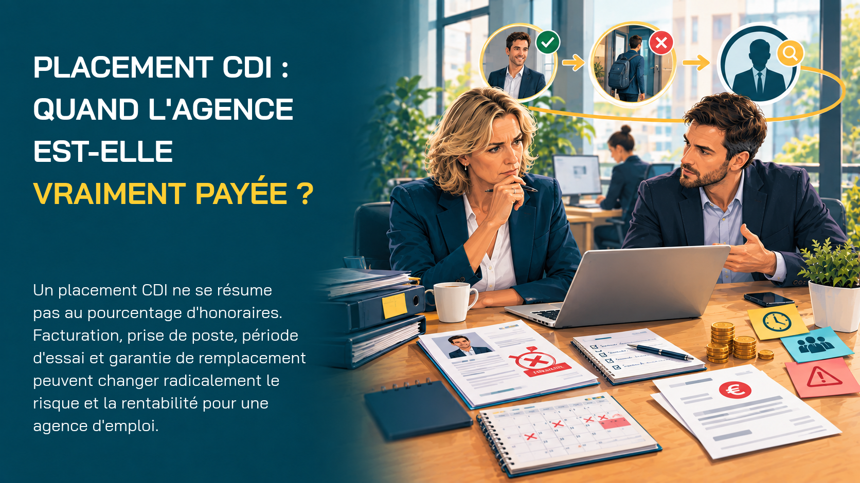 Vous consultez actuellement Votre agence fait du placement CDI. Mais que se passe-t-il si le candidat part ?